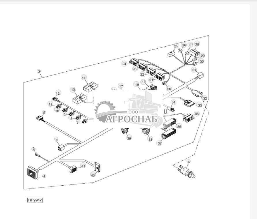 Main Cab Wiring Harness 